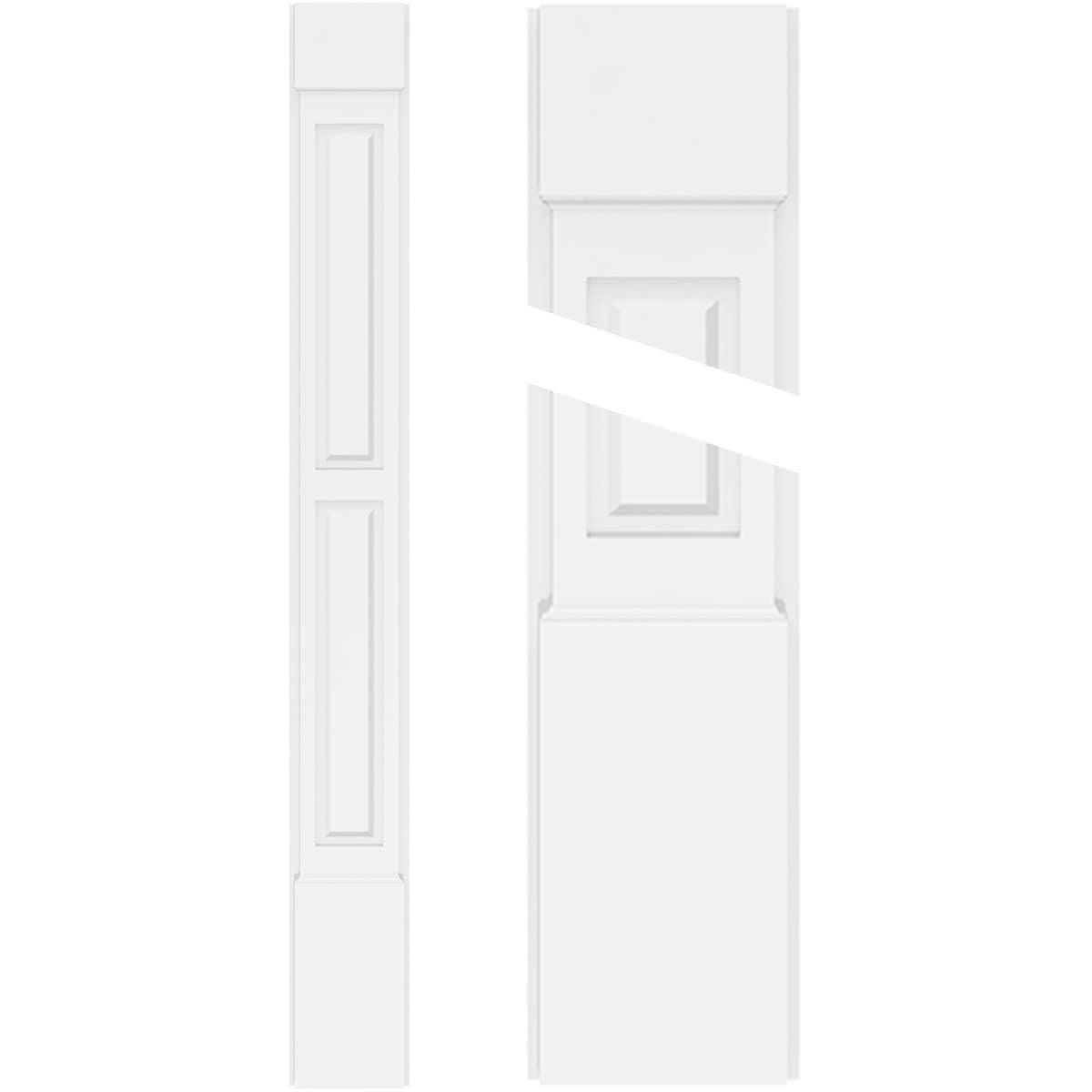 PVC Pilaster with Capital & Base (Pair) F542