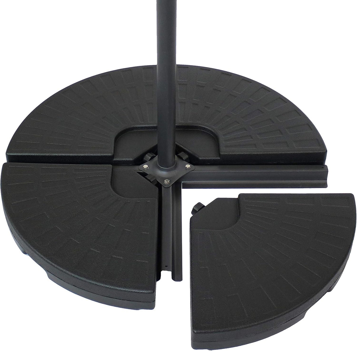 4-Piece Heavy-Duty Cantilever Offset Patio Umbrella Base Plates K11738