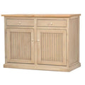 Light Blue Kitchen Island with Oak Top K193462