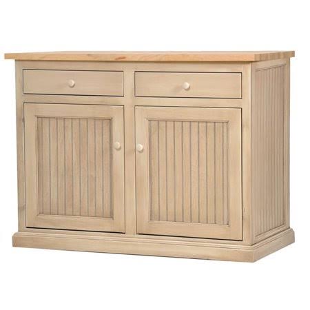 Light Blue Kitchen Island with Oak Top K193462