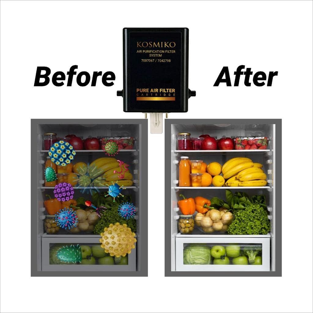 Air Purification Cartridge Refrigerator Air Filter Pack of 2 B622