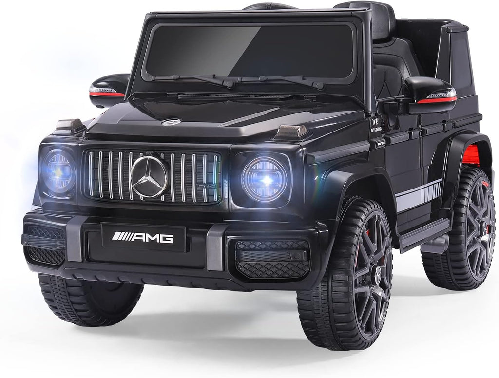 12V Kids Ride On Car with Remote Control, Spring Suspension, Safety Lock, LED, Red H37131
