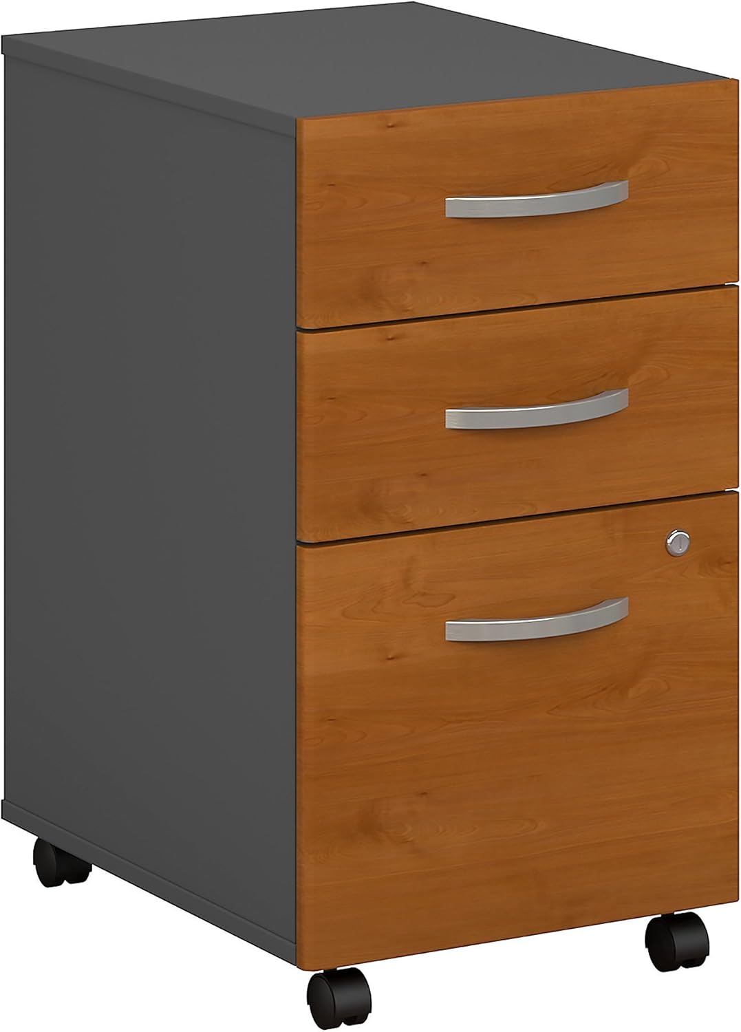 3 Drawer Mobile File Cabinet in Hansen Cherry G594