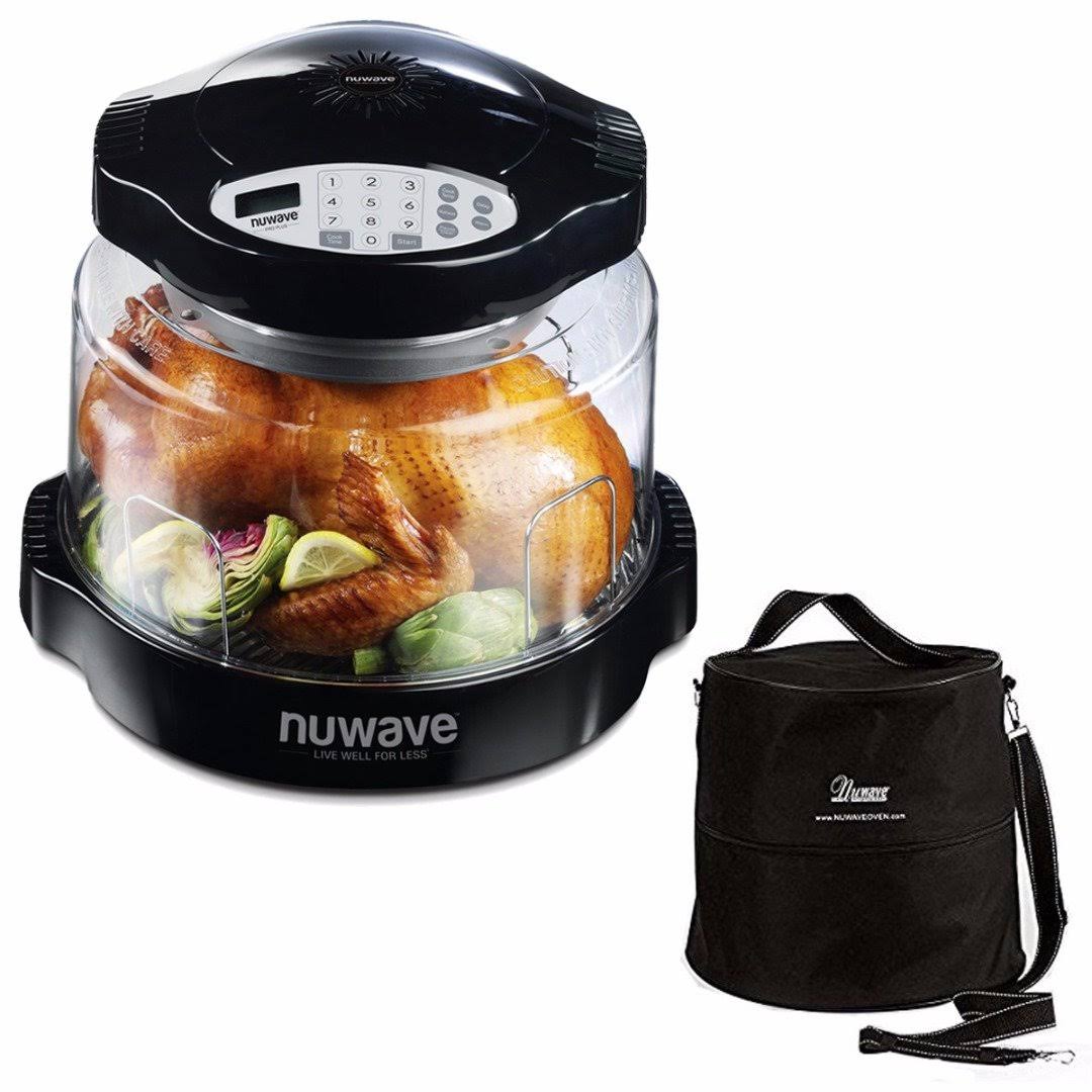 Black Digital Panel Oven with Carrying Case W8590