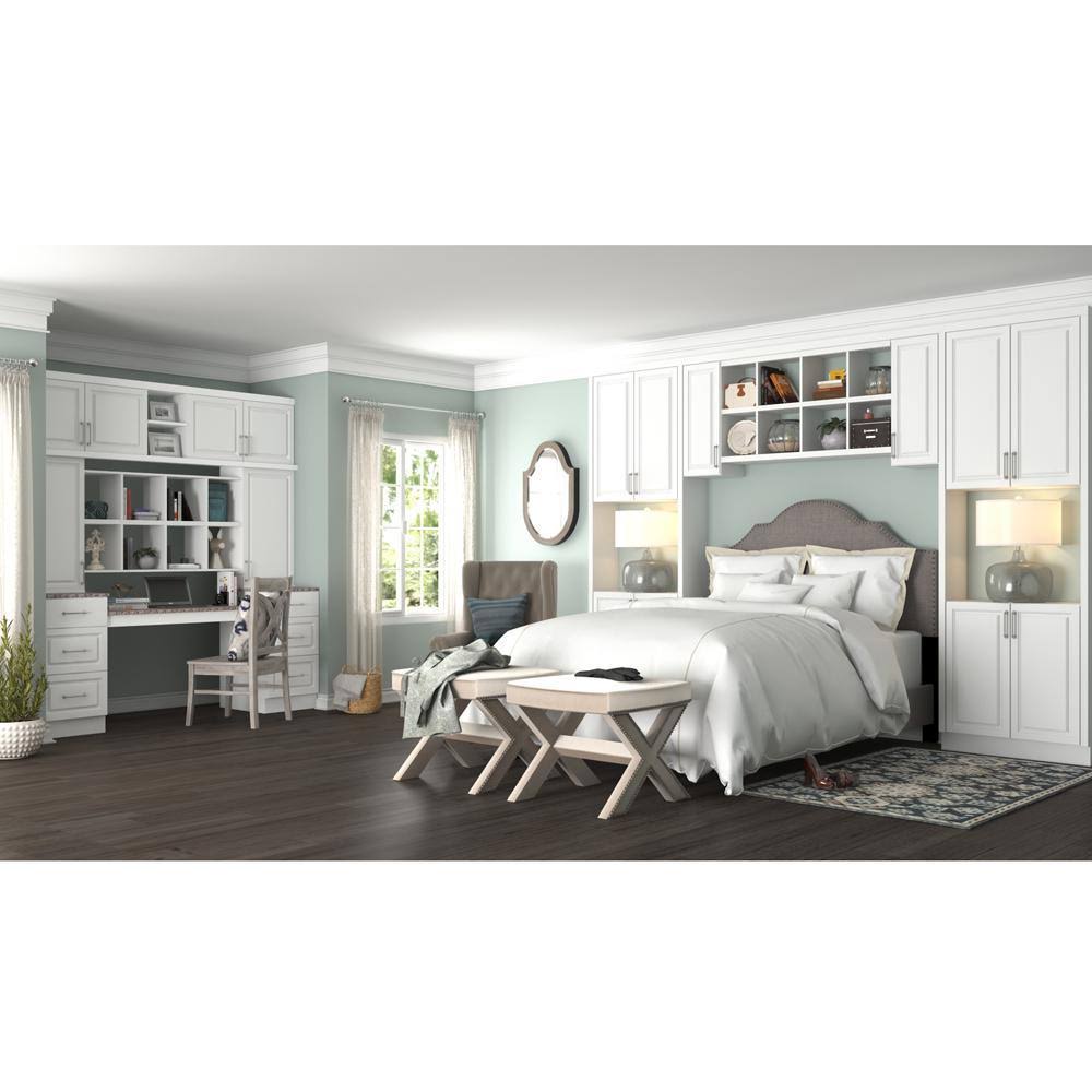 24x42x12 in. Wall Kitchen Cabinet in Satin White U68654