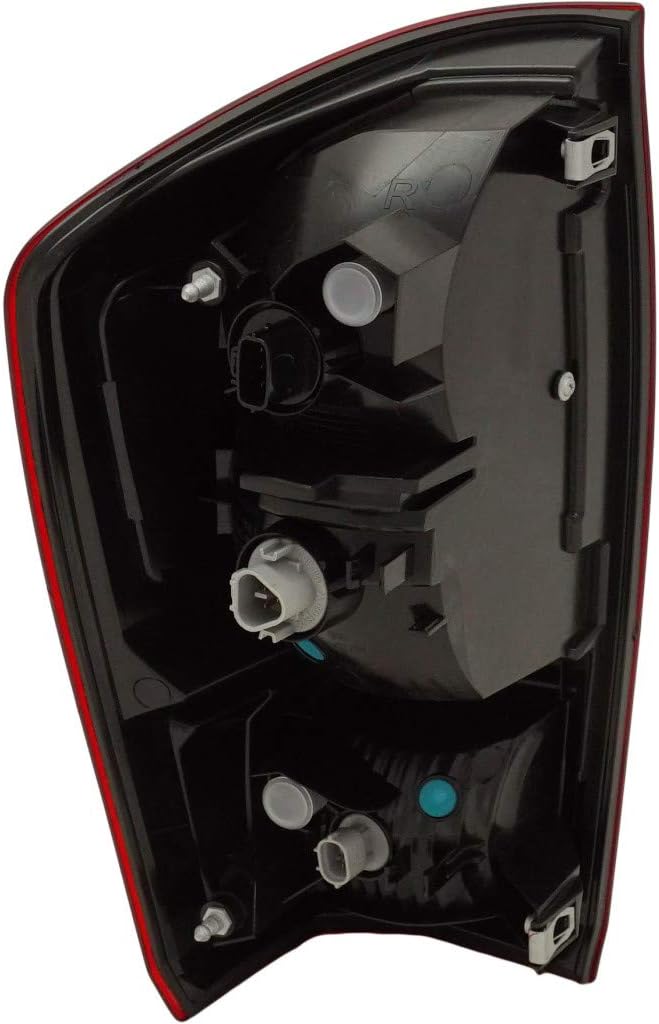 For Toyota Tacoma Tail Light Assembly Passenger Side Black Housing Red Lens Y138810