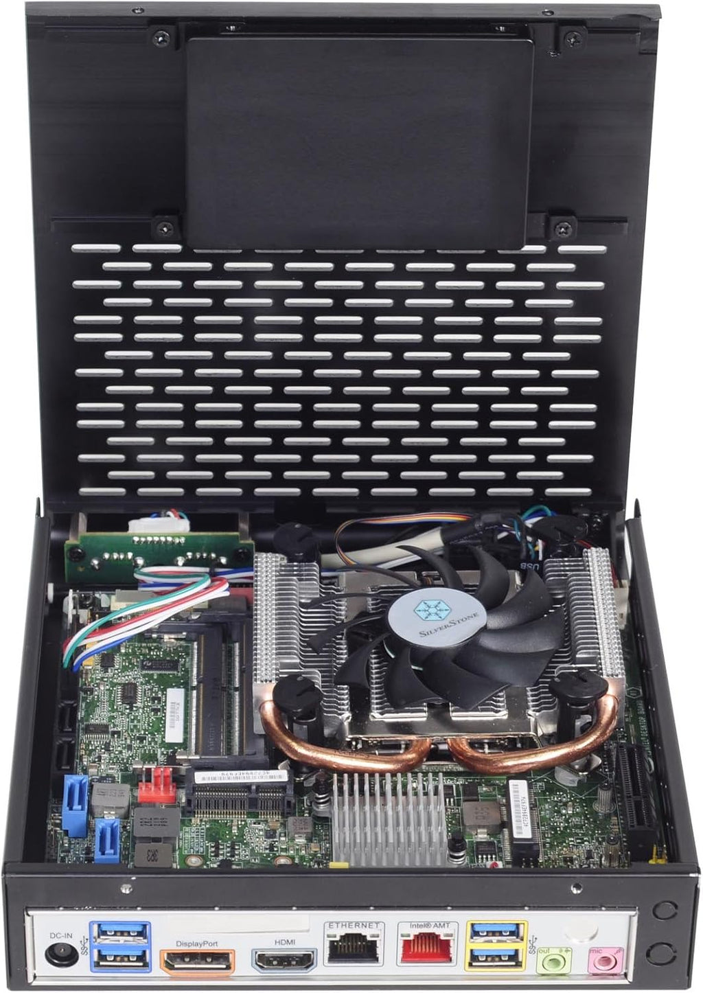 Thin-Mini ITX Aluminum Case with 120W External Power Adapter I292