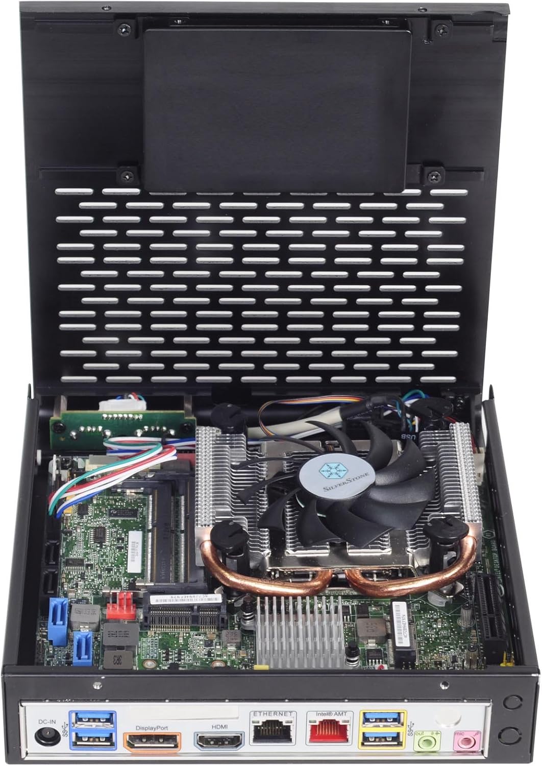 Thin-Mini ITX Aluminum Case with 120W External Power Adapter I292
