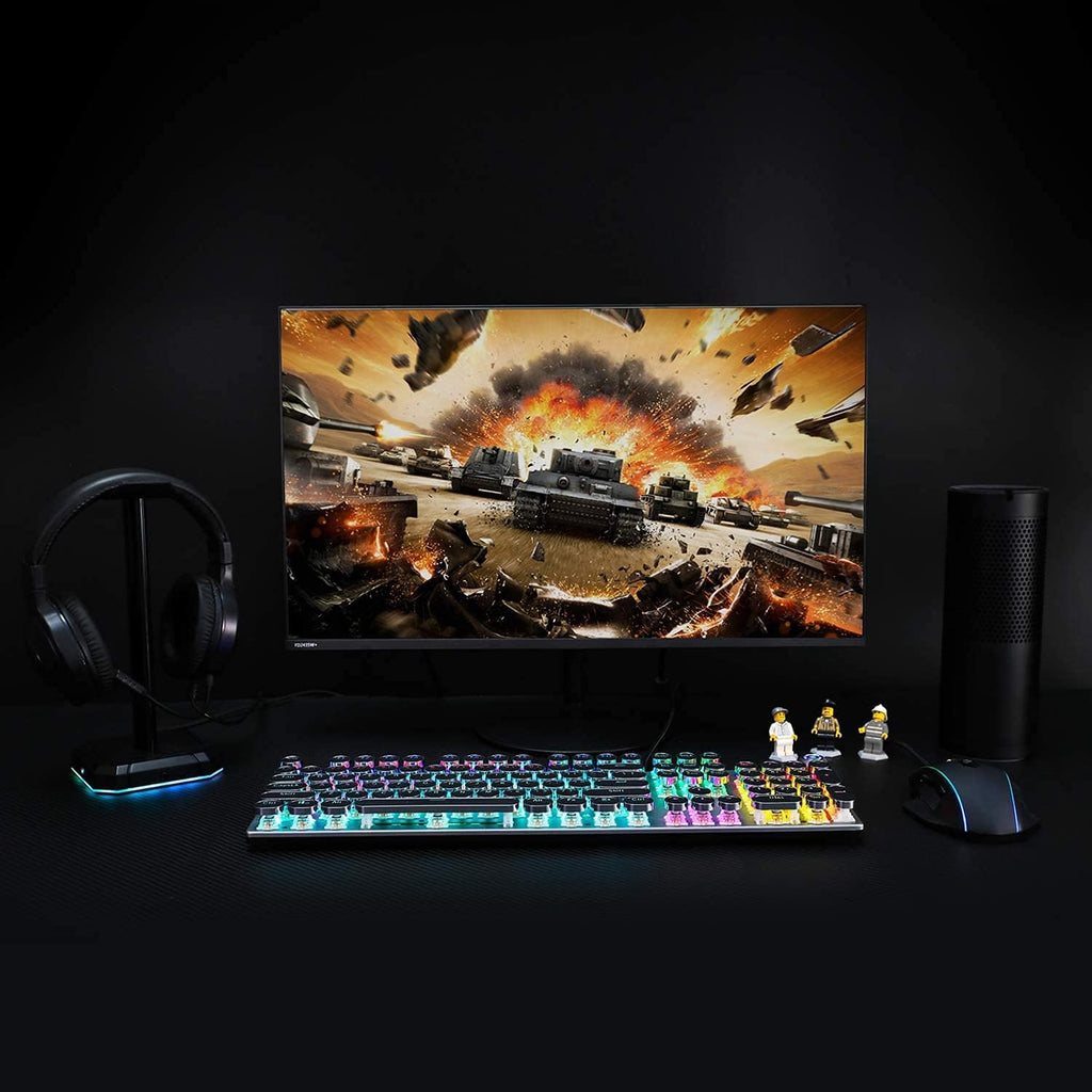 Retro Mechanical Gaming Keyboard with Wrist Rest and RGB Backlit L859
