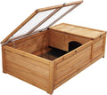 Wooden Tortoise House with Removable Bottom W38771