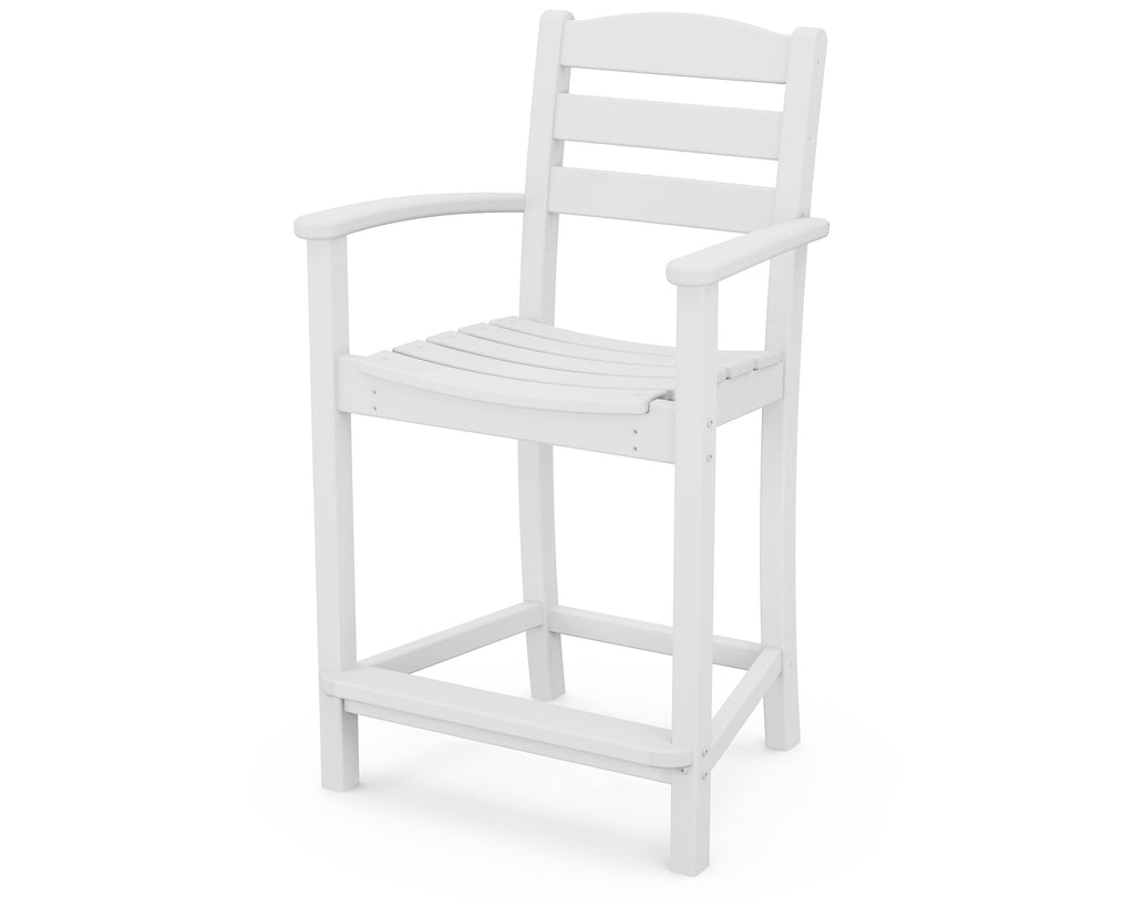 White Counter Arm Chair C4370