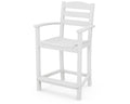 White Counter Arm Chair C4370