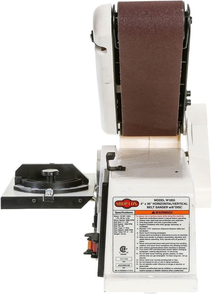 Horizontal/Vertical Belt Sander with 6 Disc E363397
