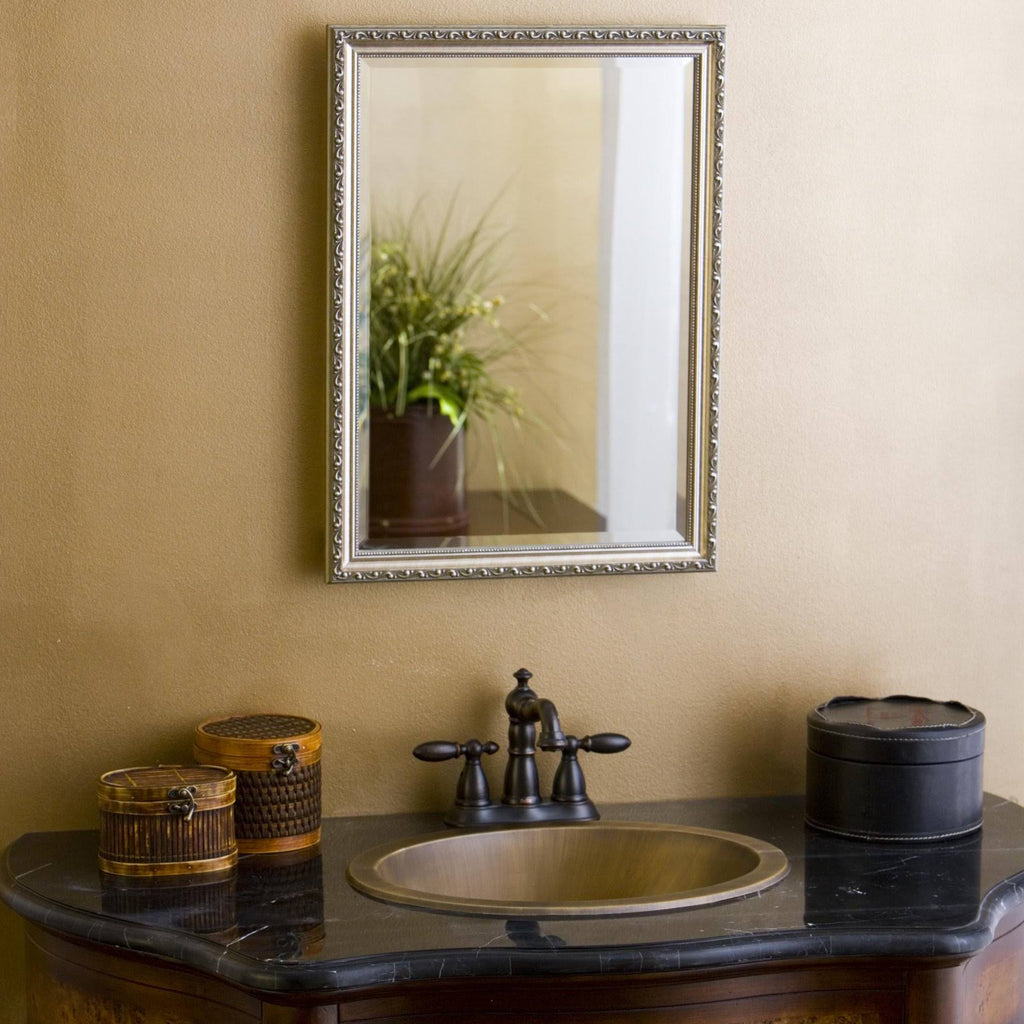 16 x 22 in Bevel Mirror Medicine Cabinet U953