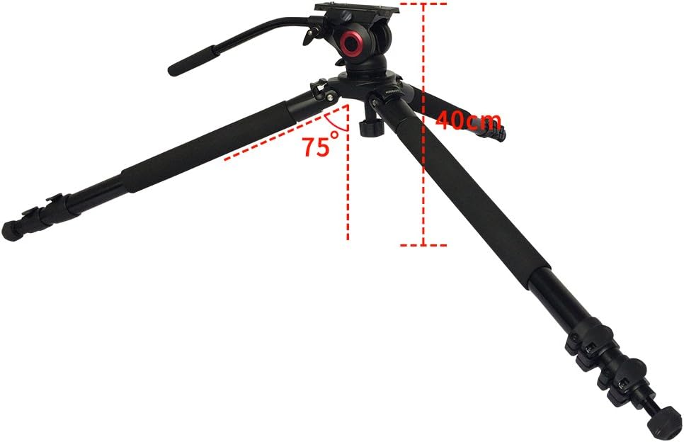 Aluminum Alloy Tripod Stand with Fluid Head C882898