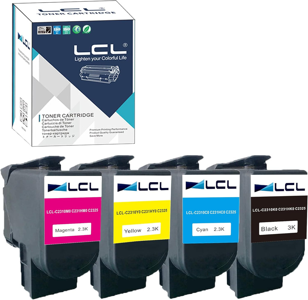 Compatible Toner Cartridge 4-Pack KCMY B1417