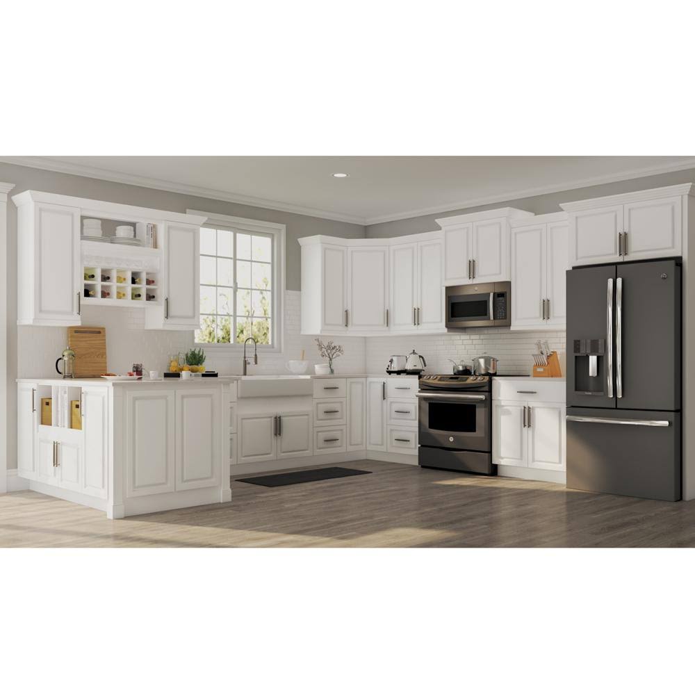 24x42x12 in. Wall Kitchen Cabinet in Satin White U68654