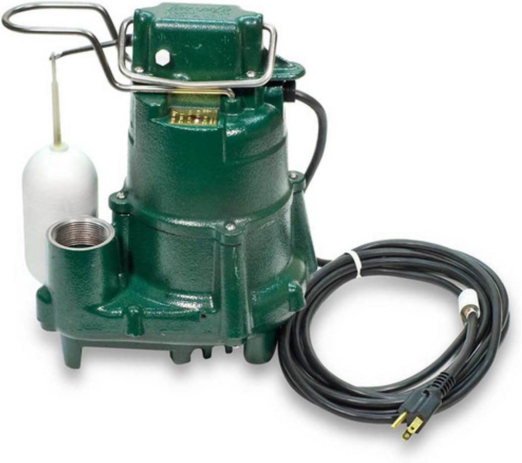 115-Volt 1/2 Horse Power Cast Iron Submersible Sump/Effluent Pump Y740195