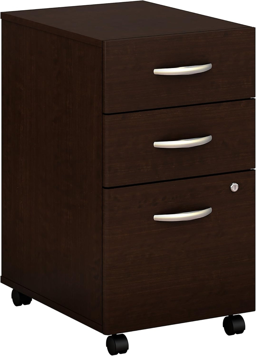 3 Drawer Mobile File Cabinet in Hansen Cherry G594