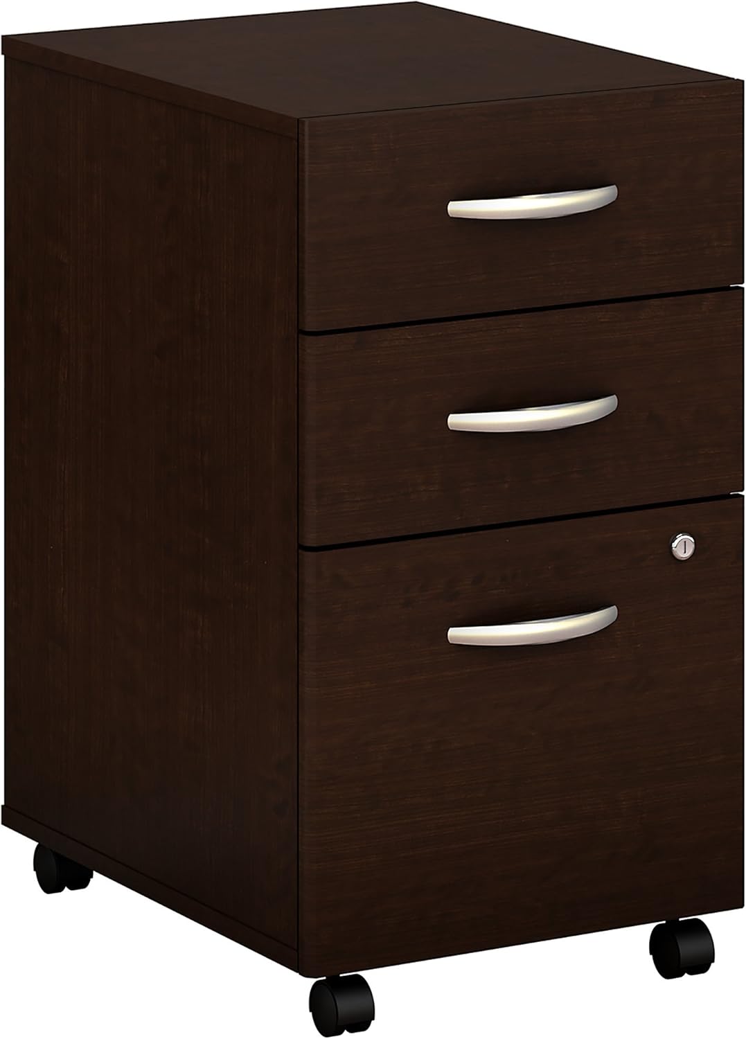3 Drawer Mobile File Cabinet in Hansen Cherry G594