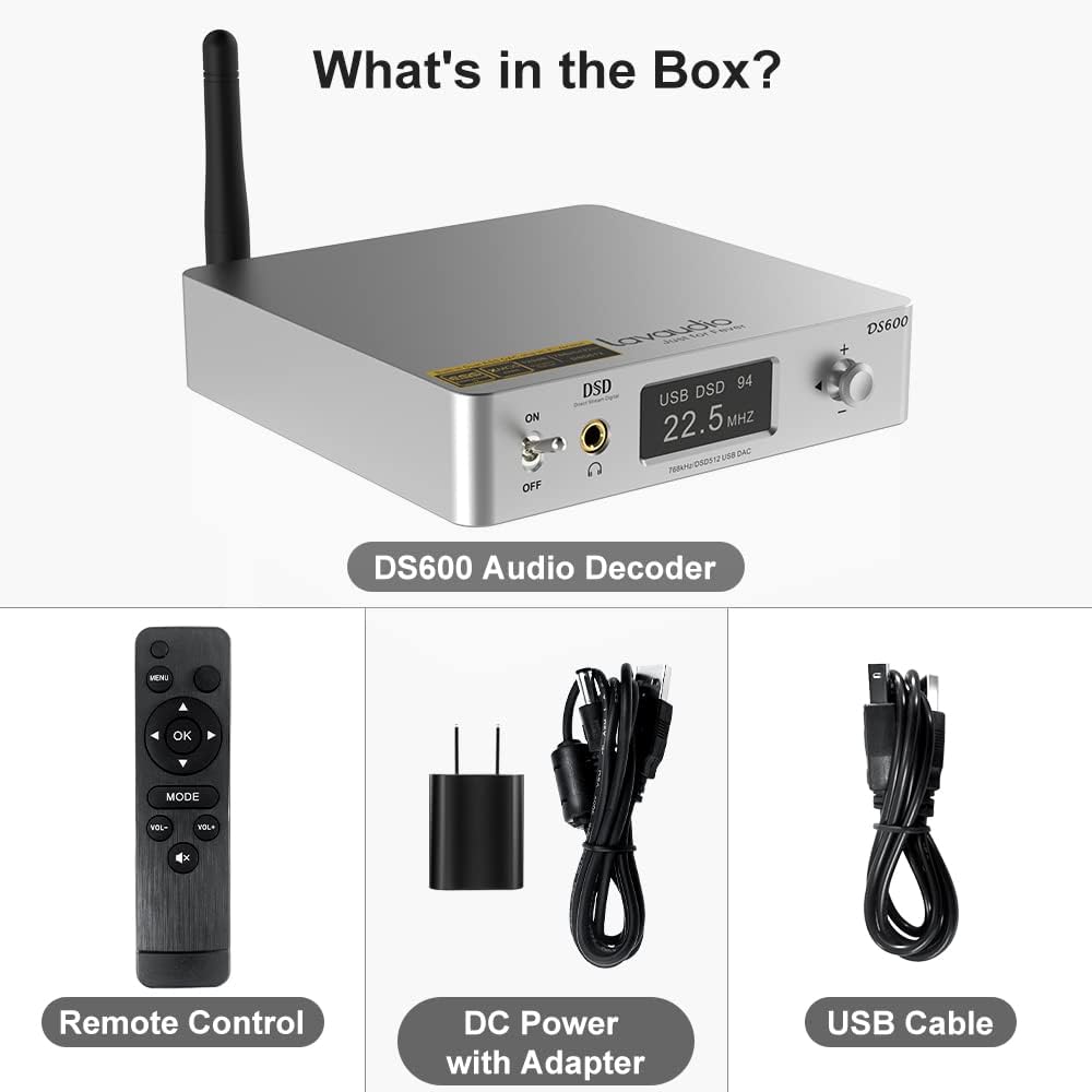 HiFi DAC & Headphone Amplifier with Remote Control Z984