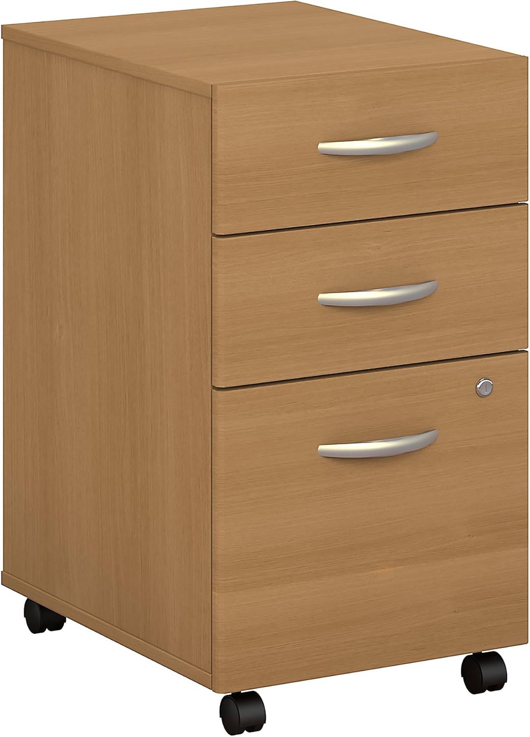 3 Drawer Mobile File Cabinet in Hansen Cherry G594