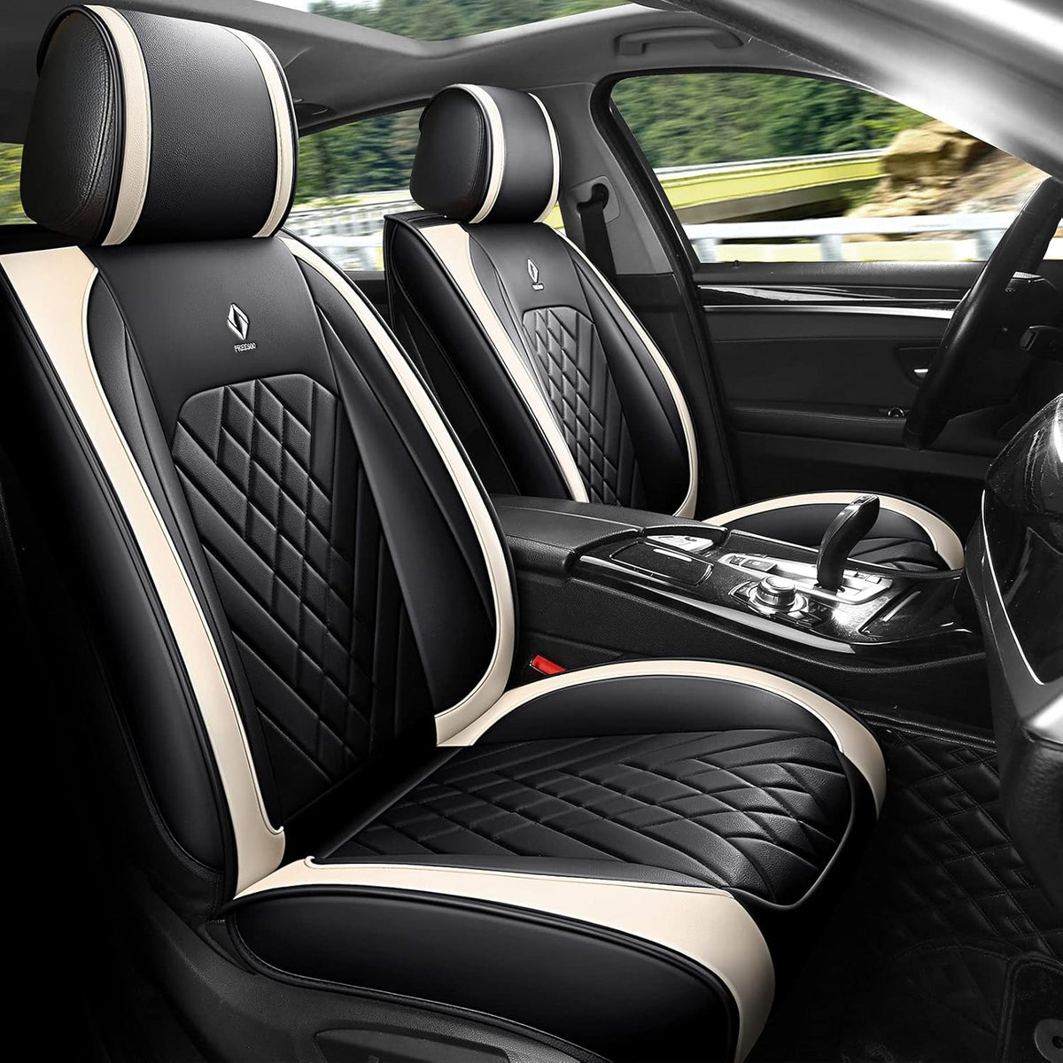 Leather Waterproof Car Seat Cover Full Set F17731