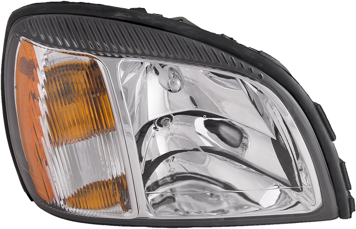 Chrome Housing Halogen Headlight Right Passenger Side W205285