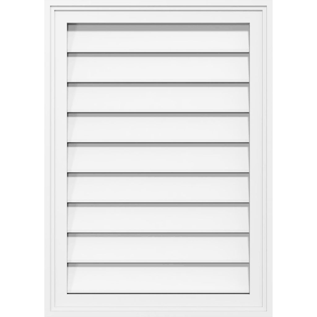 Vertical Surface Mount PVC Gable Vent S10469