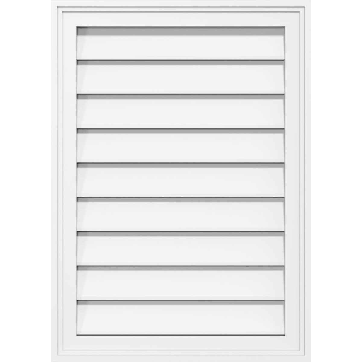 Vertical Surface Mount PVC Gable Vent S10469
