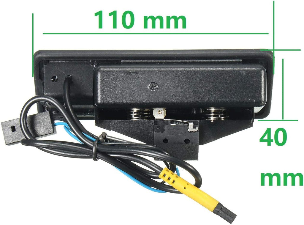 1280x720p Night Vision IP68 Waterproof License Plate Backup Camera Pack of 2 B776609