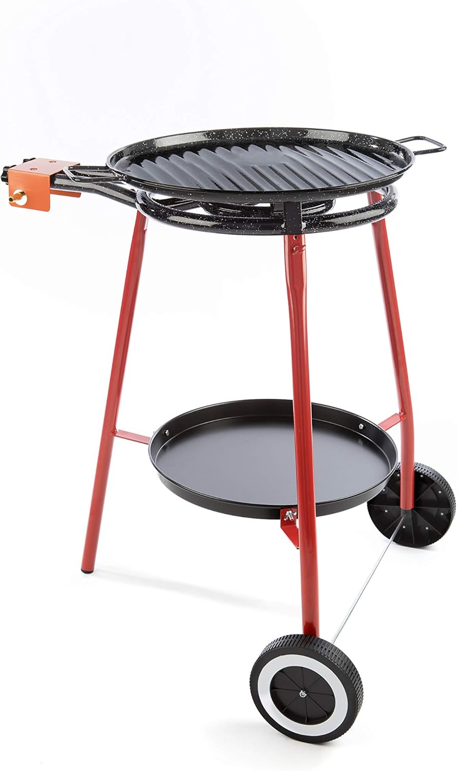 20 Inch Carbon Steel Paella Pan Set with Burner X85633