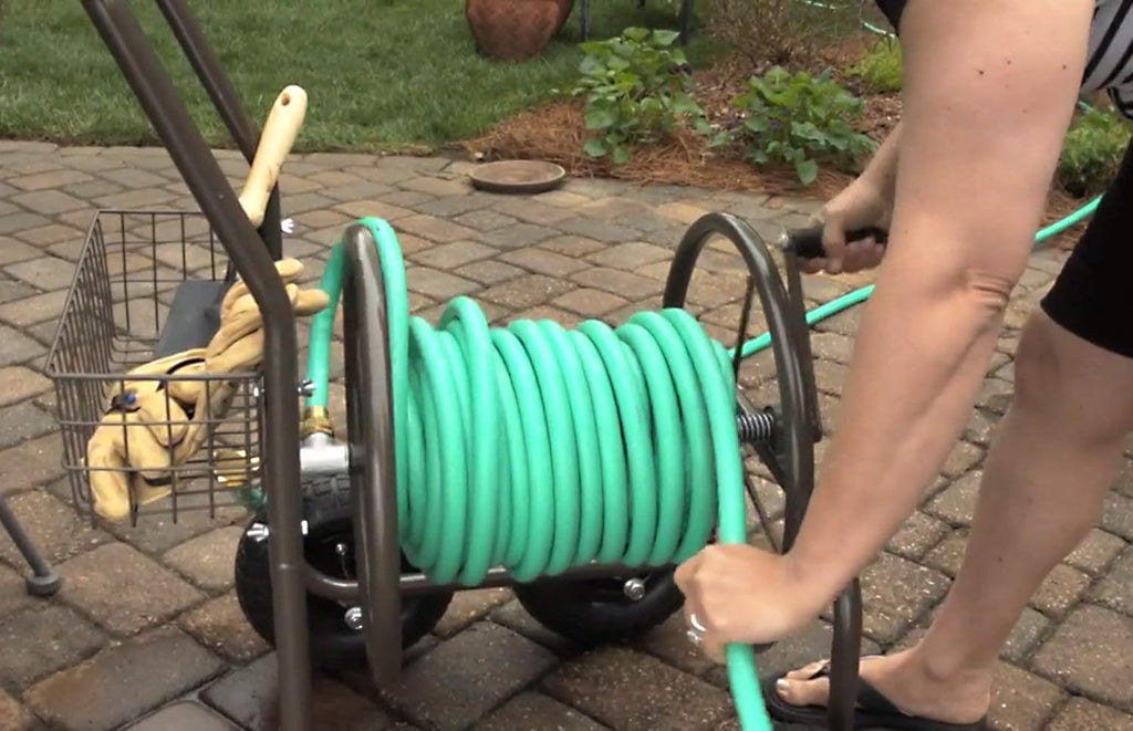 4 Wheel Garden Hose Reel Cart V67285