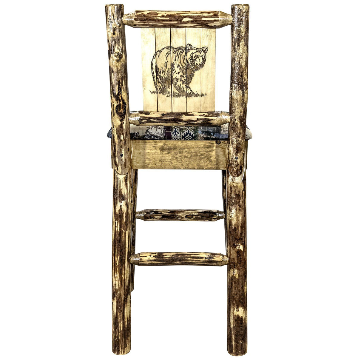 Woodland Upholstery Barstool with Back Z209