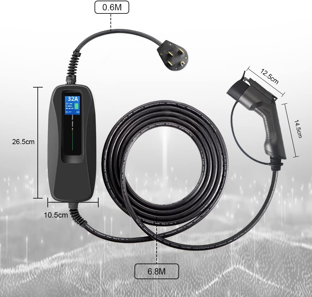 32 Amp Level 2 Portable EV Charger R1874