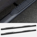 4 Oval Side Step Nerf Bars Matte Black Crew Cab L7630