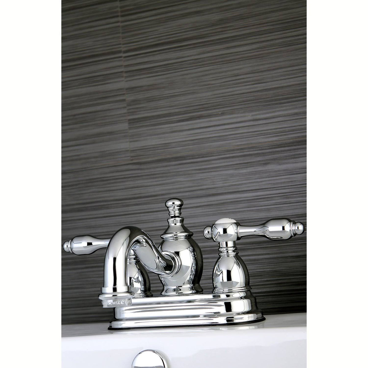 Chrome Centerset Lavatory Faucet with Pop-Up Y652104