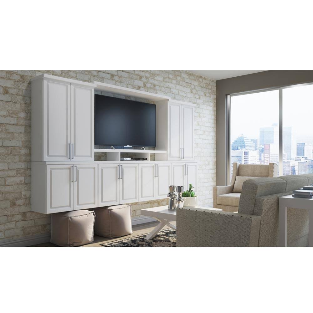 24x42x12 in. Wall Kitchen Cabinet in Satin White U68654