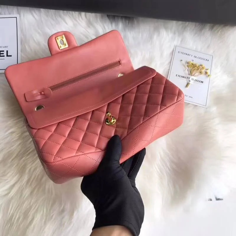 Lambskin Leather Flap Bag Q339120