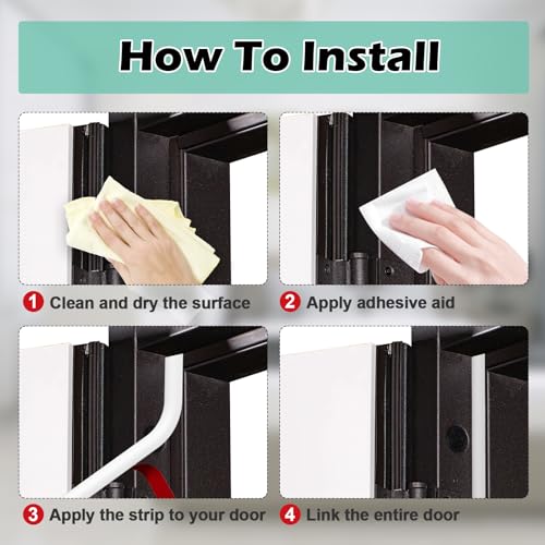 20FT Black Self Adhesive Silicone Door Weather Stripping B855075