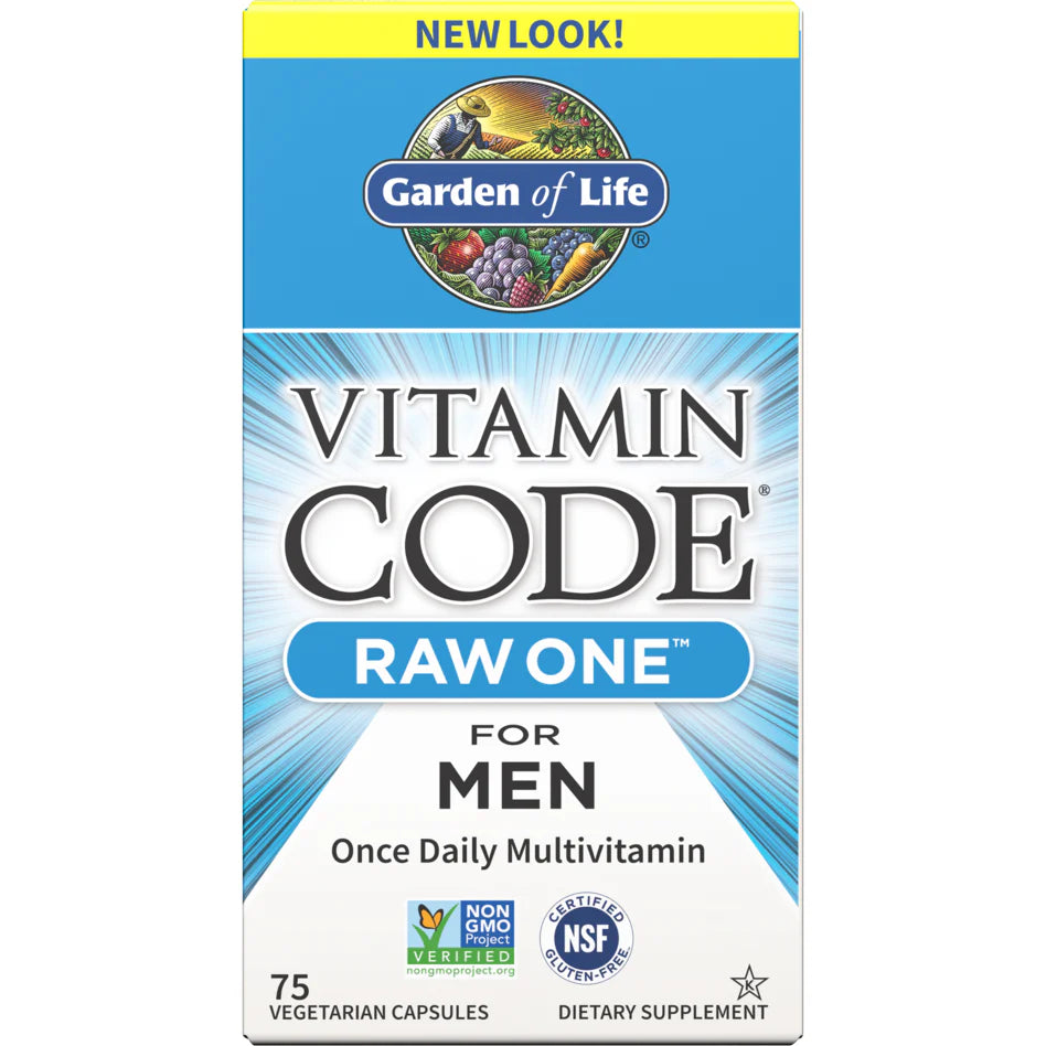 Vitamin Code Raw One for Men 75 vegcaps A19608