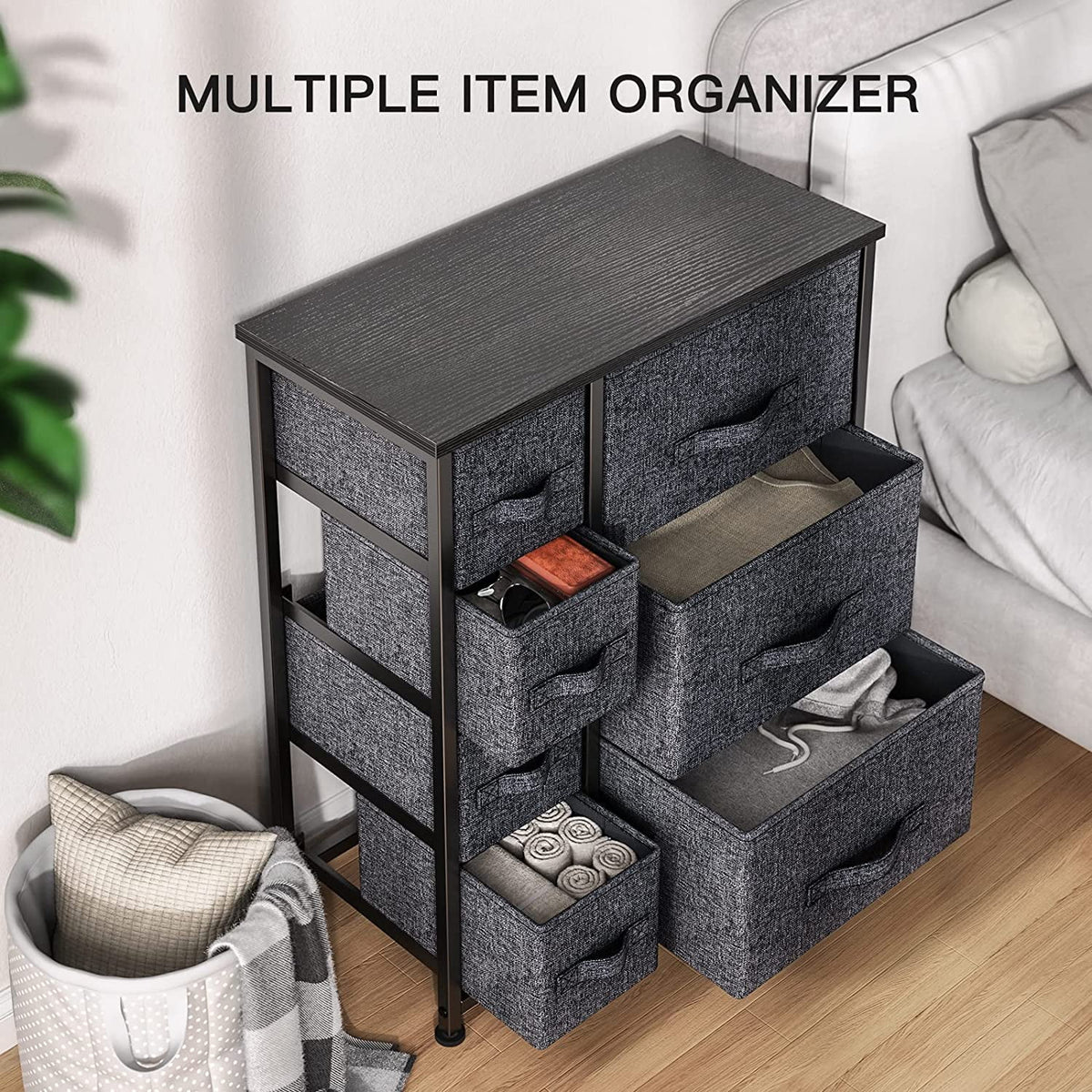 7 Drawer Fabric Dresser N85597