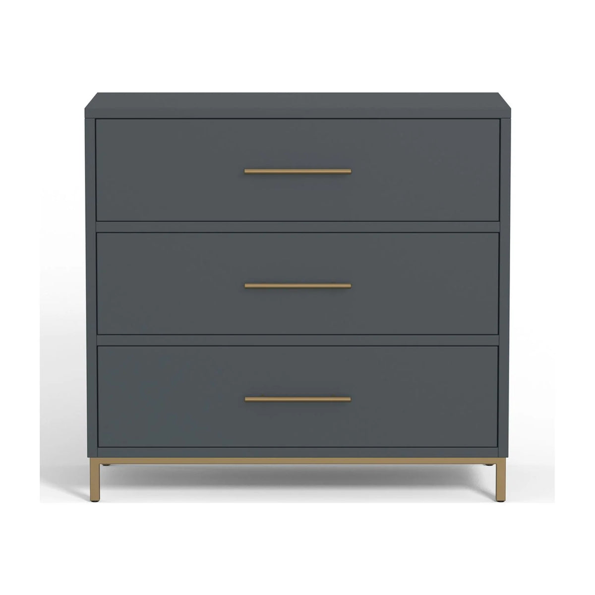 Slate Gray Three Drawer Small Chest C282