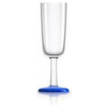Flute Glass - Klein Blue Nonslip Base - Pack of 4 M722