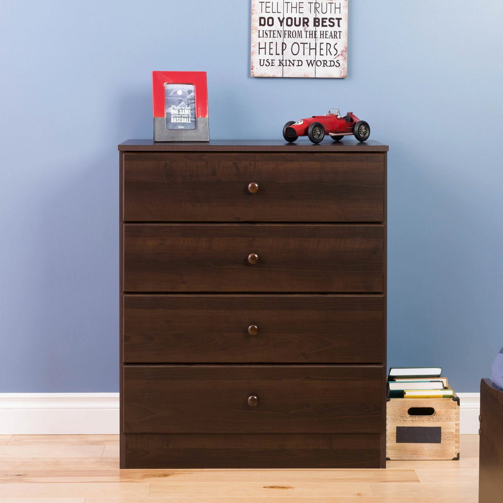 Espresso 4-Drawer Dresser E413170