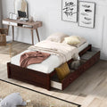 Solid Wood Platform Storage Bed with 3 Drawers I926