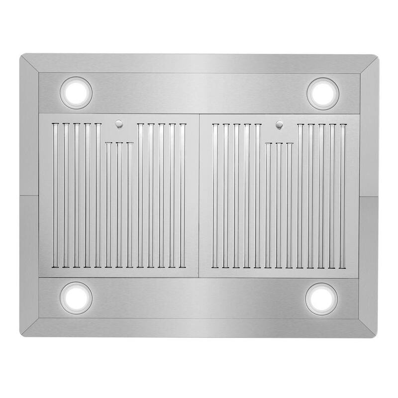 30 in. 380 CFM Convertible Ductless Island Range Hood M347619