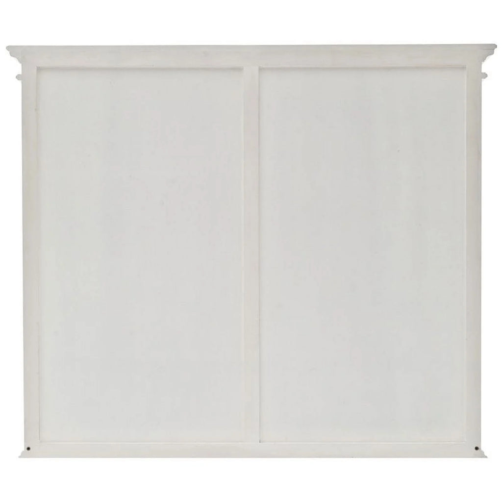 Storage Cabinet with Hutch in Pure White I98814