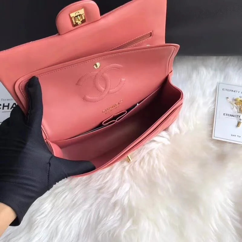 Lambskin Leather Flap Bag Q339120
