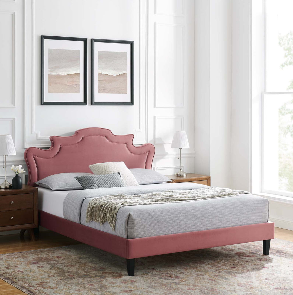 King Size Performance Velvet Bed F47039